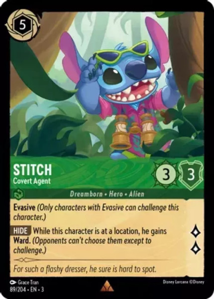 Stitch, Covert Agent