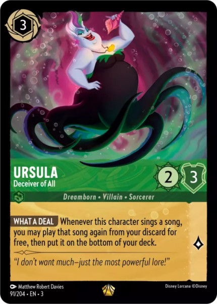 Ursula, Deceiver of All
