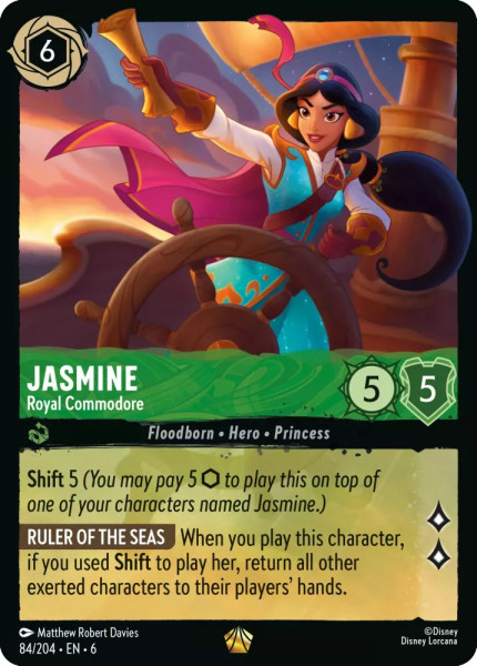 Jasmine, Royal Commodore