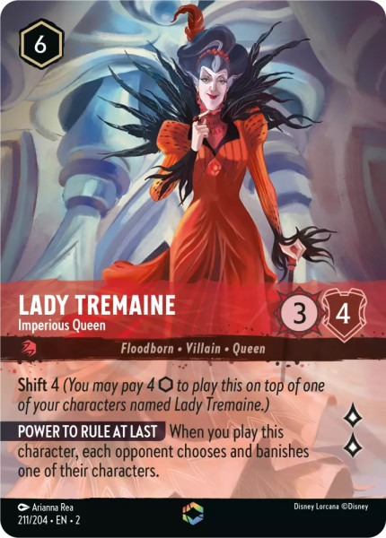 Lady Tremaine, Imperious Queen (foil) (borderless)