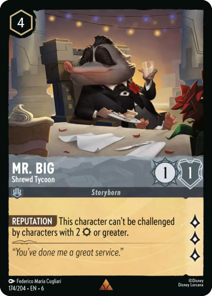 Mr. Big, Shrewd Tycoon (foil)