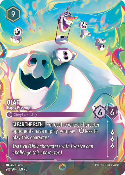 Olaf, Happy Passenger (foil) (borderless)