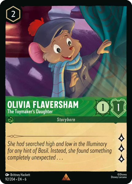 Olivia Flaversham, The Toymaker's Daughter (foil)