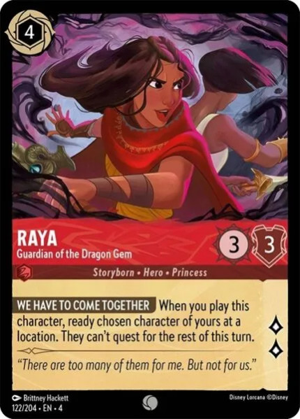 Raya, Guardian of the Dragon Gem (foil)