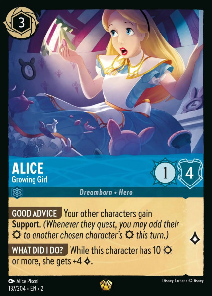 Alice, Growing Girl (foil)