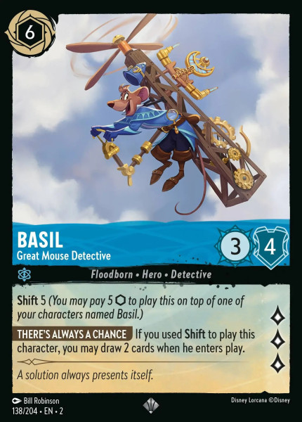 Basil, Great Mouse Detective (foil)