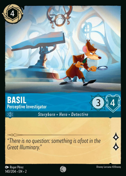 Basil, Perceptive Investigator (foil)