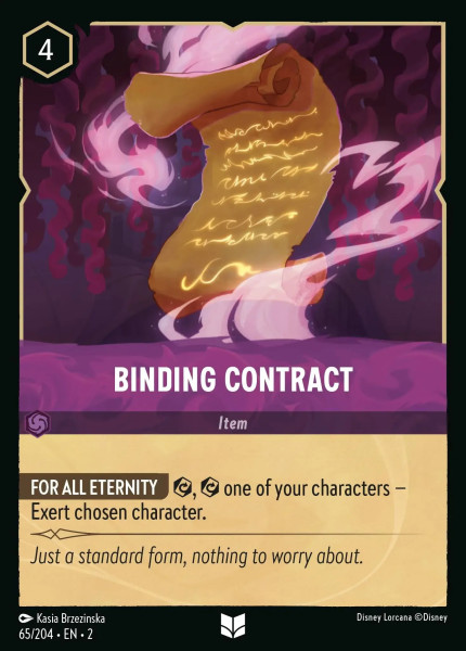 Binding Contract (foil)