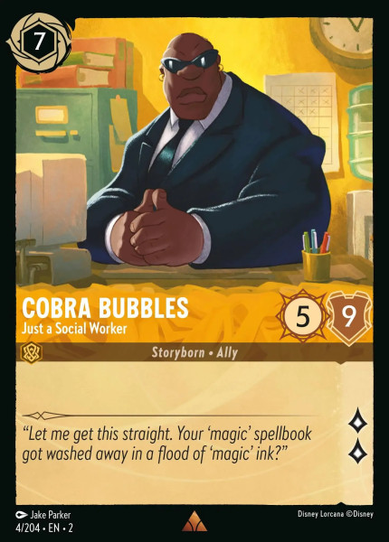 Cobra Bubbles, Just a Social Worker (foil)