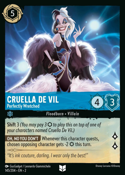 Cruella De Vil, Perfectly Wretched (foil)