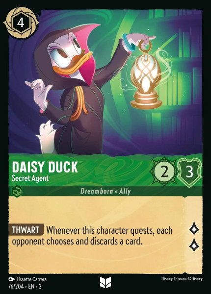 Daisy Duck, Secret Agent (foil)