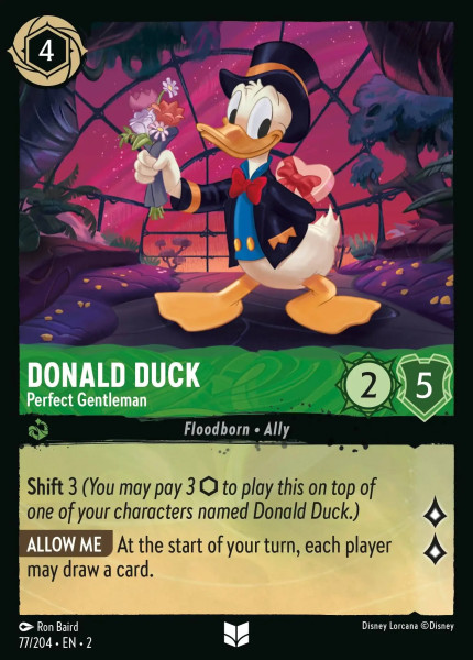 Donald Duck, Perfect Gentleman (foil)