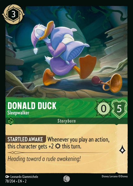 Donald Duck, Sleepwalker