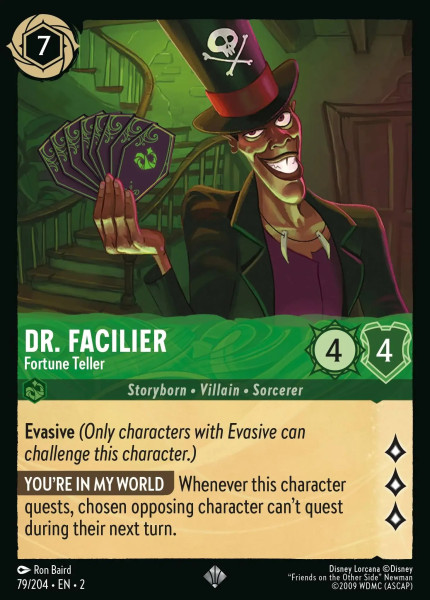 Dr. Facilier, Fortune Teller (foil)