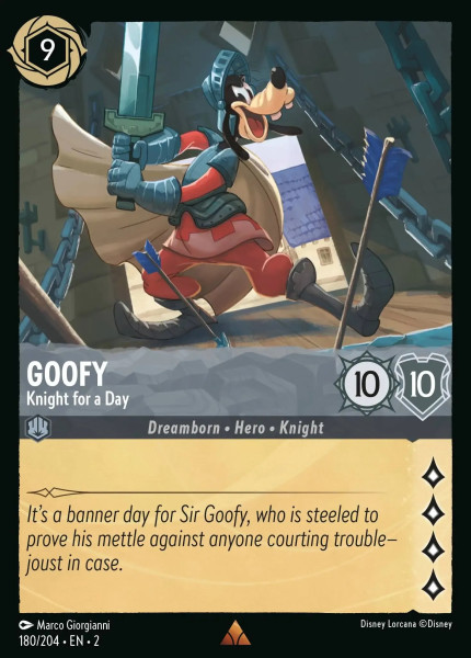 Goofy, Knight for a Day (foil)