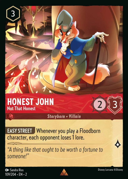 Honest John, Not That Honest (foil)