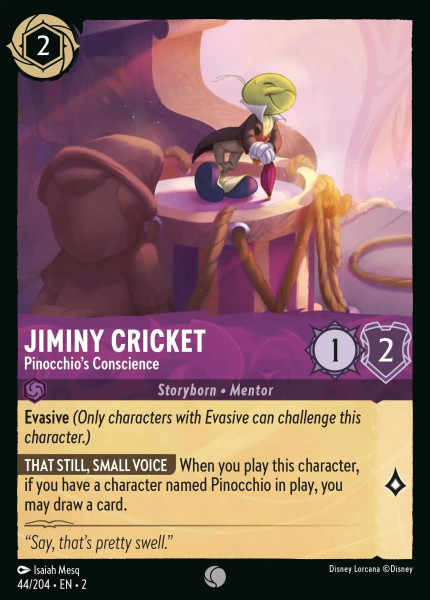 Jiminy Cricket, Pinocchio's Conscience