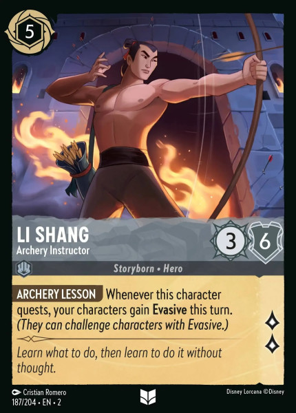 Li Shang, Archery Instructor