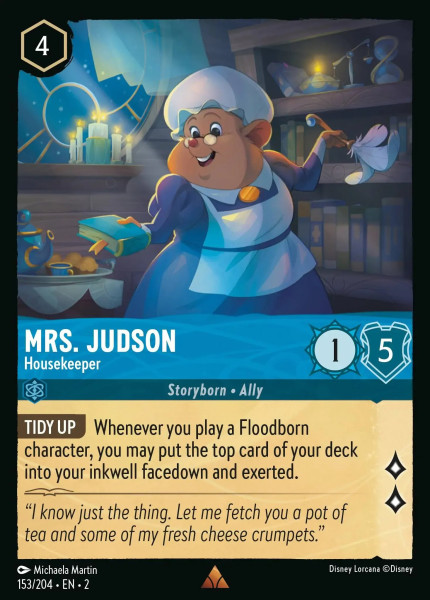 Mrs. Judson, Housekeeper (foil)