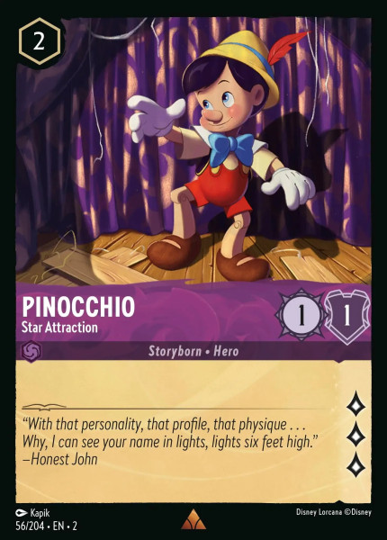 Pinocchio, Star Attraction