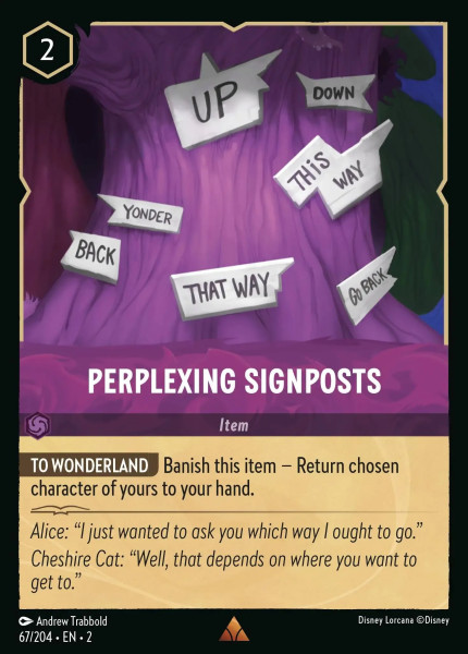 Perplexing Signposts (foil)