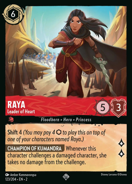 Raya, Leader of Heart