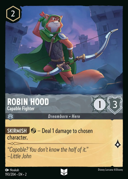 Robin Hood, Capable Fighter