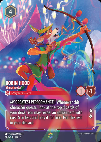 Robin Hood, Sharpshooter (foil) (borderless)