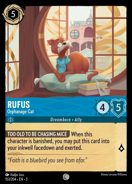 Rufus, Orphanage Cat (foil)