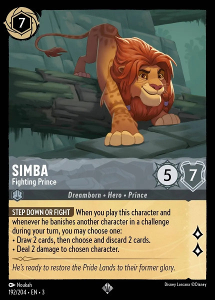Simba, Fighting Prince