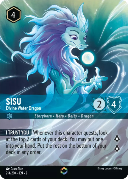 Sisu, Divine Water Dragon (foil) (borderless)