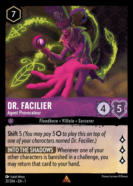 Dr. Facilier, Agent Provocateur