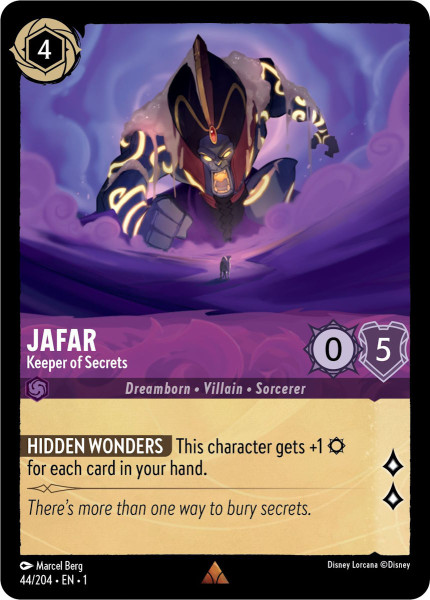 Jafar, Keeper of secrets