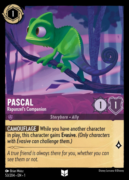 Pascal, Rapunzel's Companion