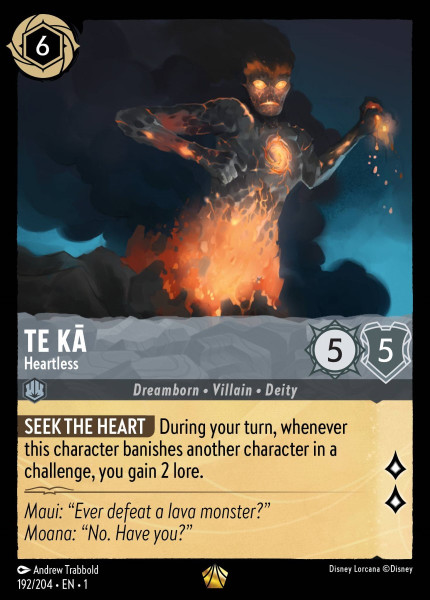 Te Kā, Heartless (foil)