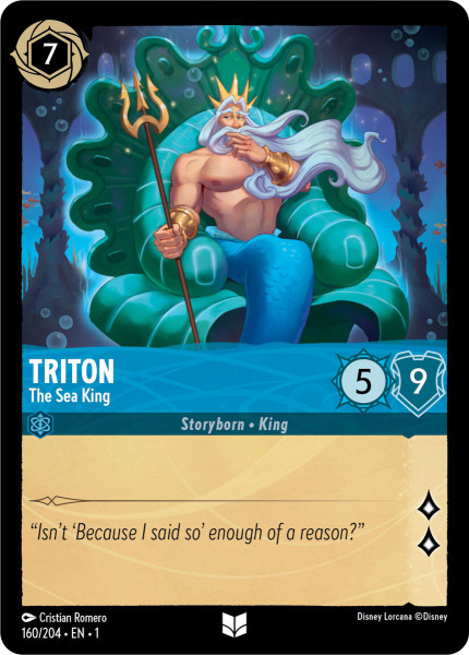 Triton, The Sea King (foil)