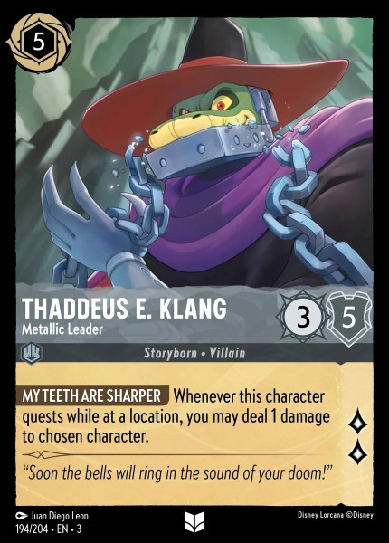 Thaddeus E. Klang, Metallic Leader (foil)