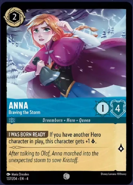 Anna, Braving the Storm