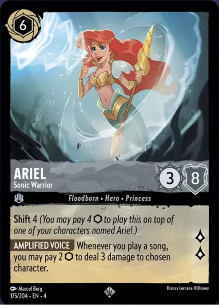 Ariel, Sonic Warrior (foil)