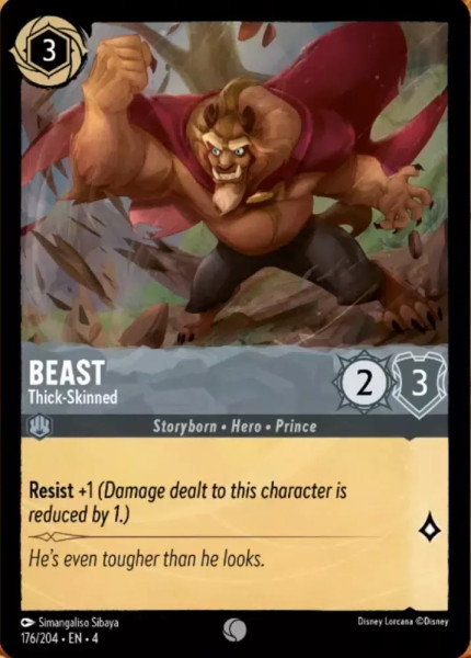 Beast, Thick-Skinned