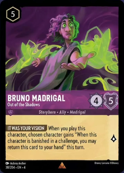 Bruno Madrigal, Out of the Shadows (foil)