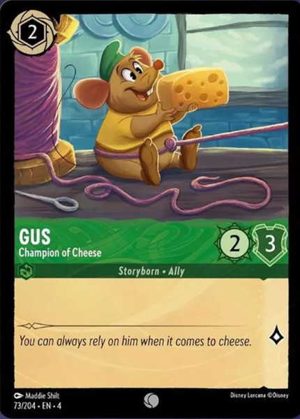 Gus, Champion of Cheese