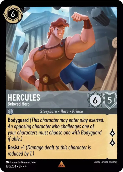 Hercules, Beloved Hero (foil)