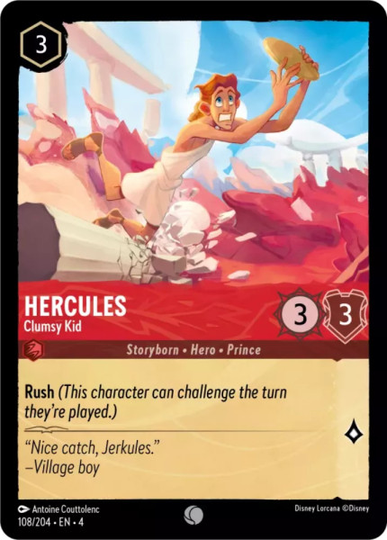 Hercules, Clumsy Kid (foil)