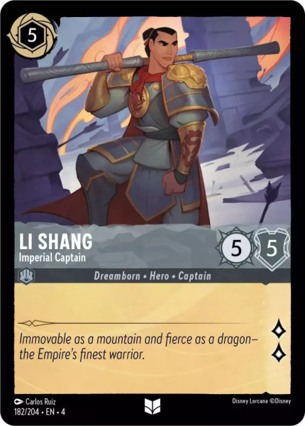 Li Shang, Imperial Captain (foil)