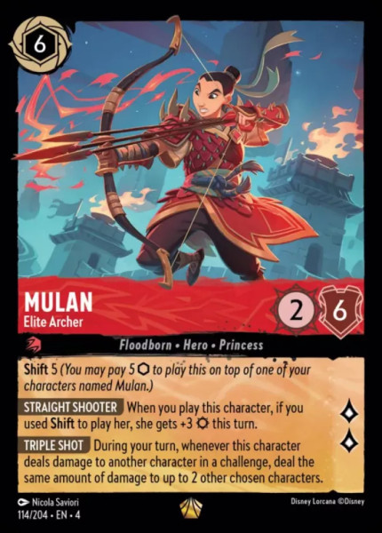 Mulan, Elite Archer (#114) (foil)