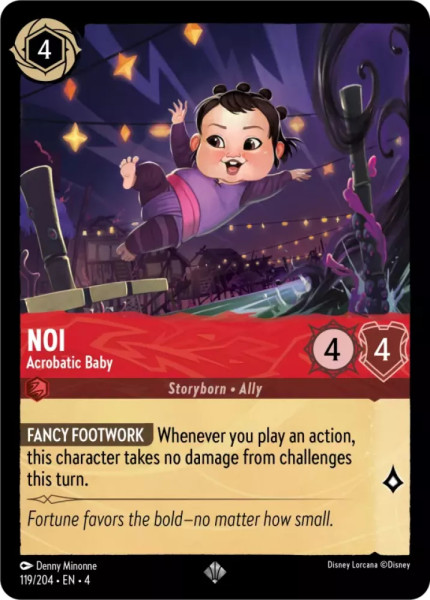 Noi, Acrobatic Baby (foil)