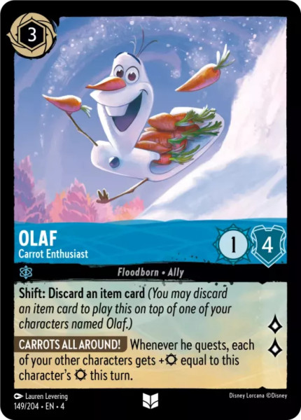 Olaf, Carrot Enthusiast (foil)