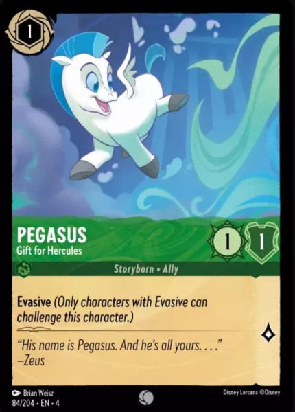 Pegasus, Gift for Hercules (foil)