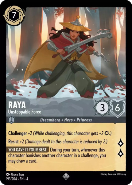 Raya, Unstoppable Force (foil)